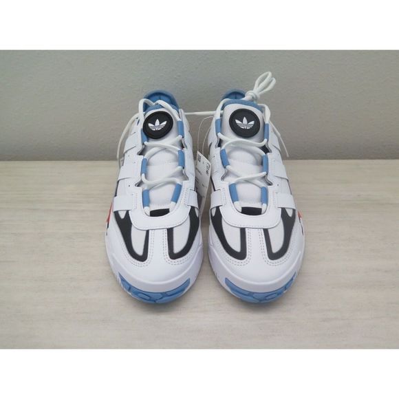 adidas FX7644 Men's Sz 8 White/Solar Red/Hazy Blue Originals NiteBall Sneakers - Picture 8 of 8